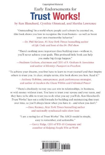 Trust Works!: Four Keys to Building Lasting Relationships