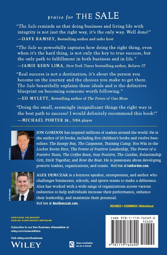 The Sale: The Number One Strategy to Build Trust and Create Success (Jon Gordon)