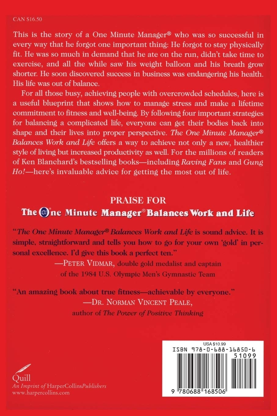 The One Minute Manager Balances Work and Life