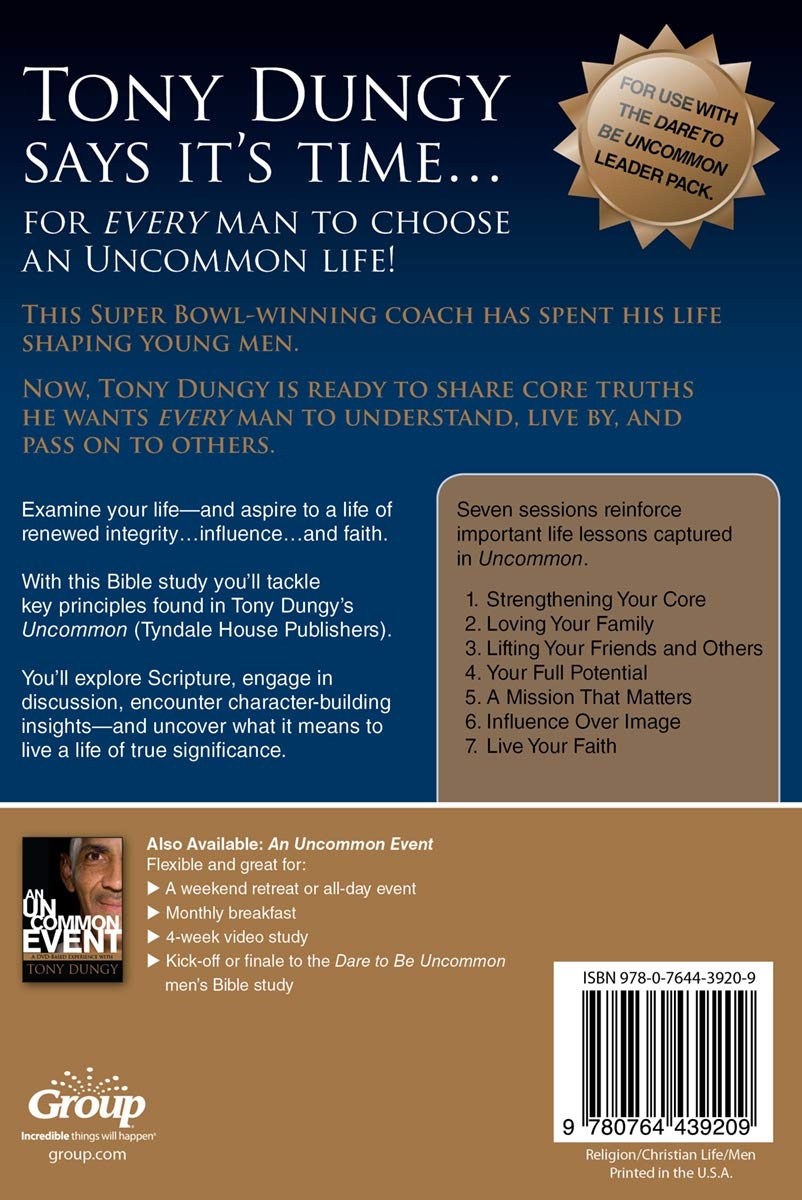 Dare to Be Uncommon: Men's Bible Study