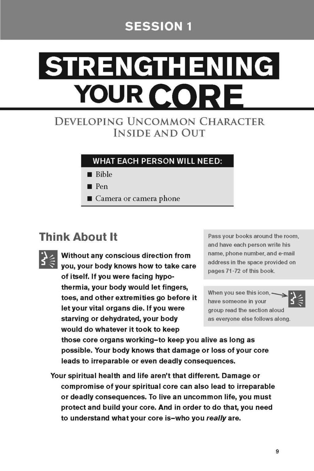 Dare to Be Uncommon: Men's Bible Study