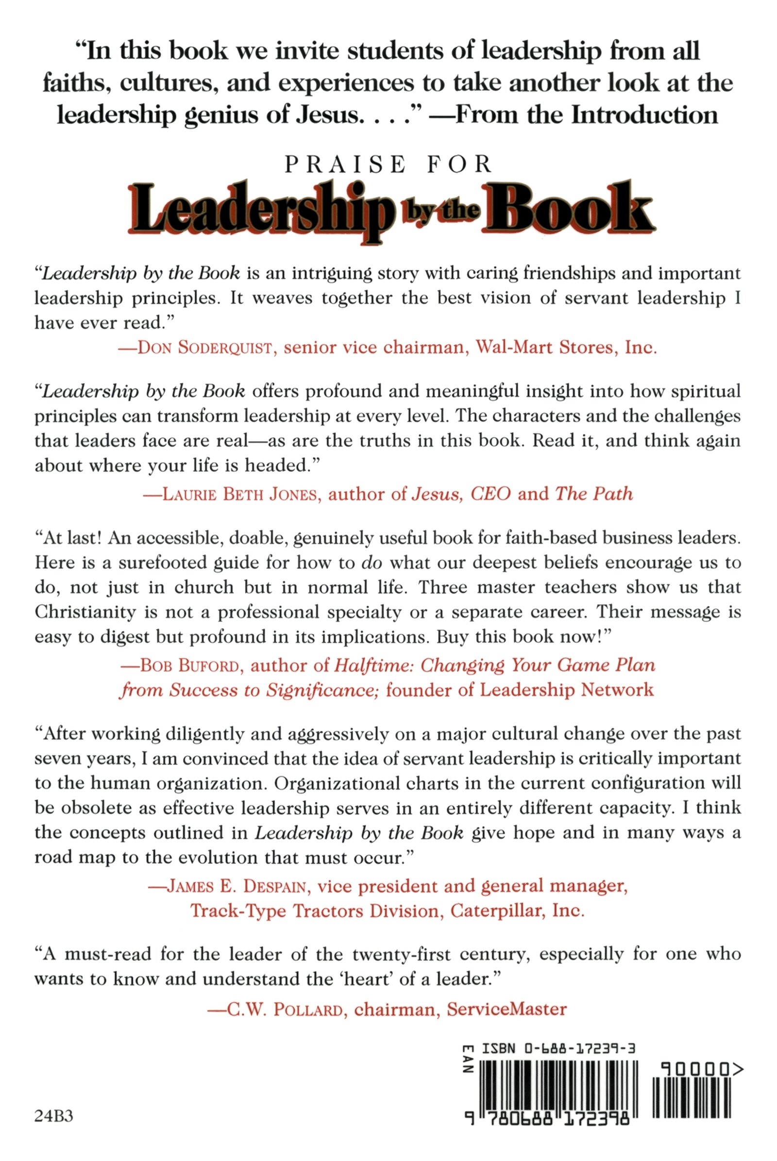 Leadership by the Book: Tools to Transform Your Workplace